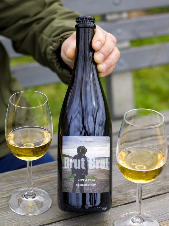 Brut Brut, dabīgi dzirkstošs, sauss sidrs